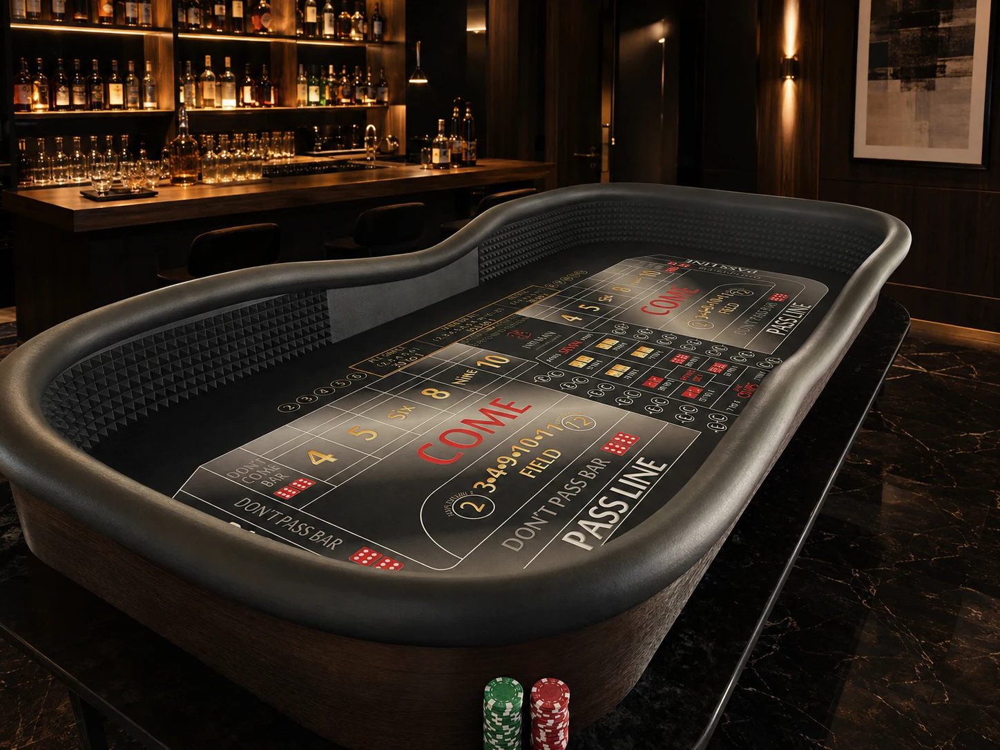 Craps Tables built by Hitman Custom Casino
