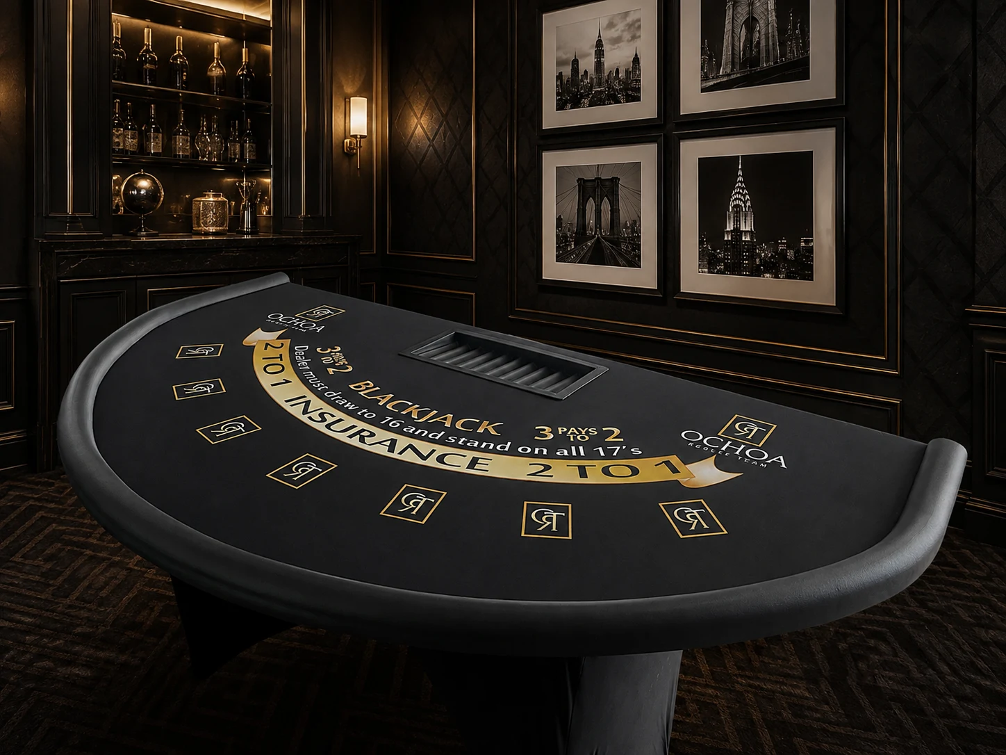 Blackjack Tables built by Hitman Custom Casino