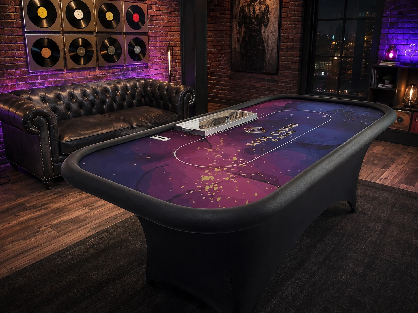 Poker Tables built by Hitman Custom Casino